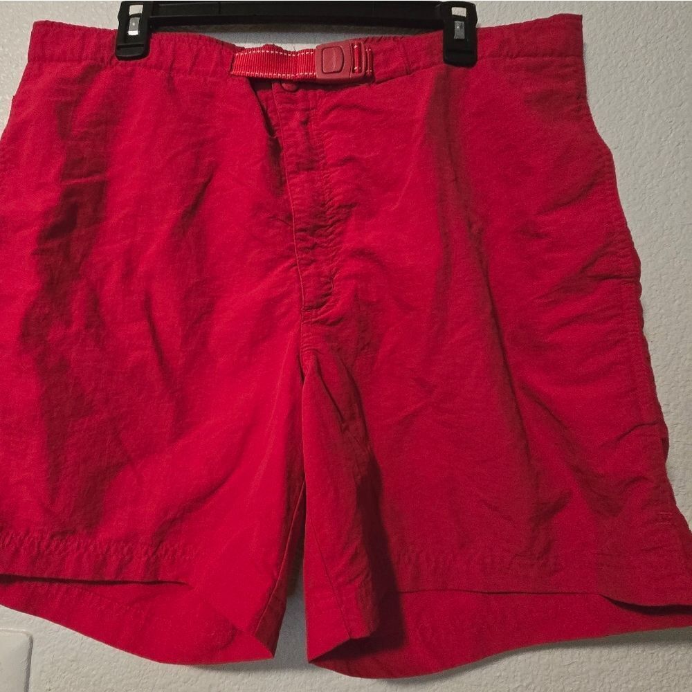 Lands' End Red and Blue Mesh Shorts